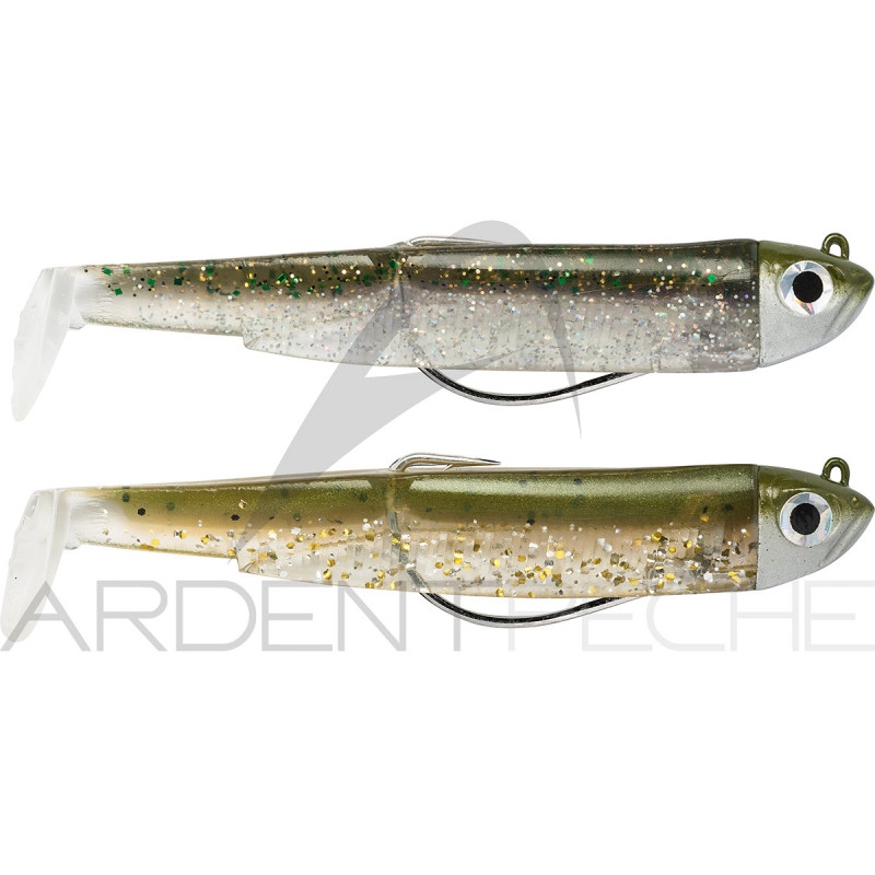 Leurre souple FIIISH Black minnow double combo 120