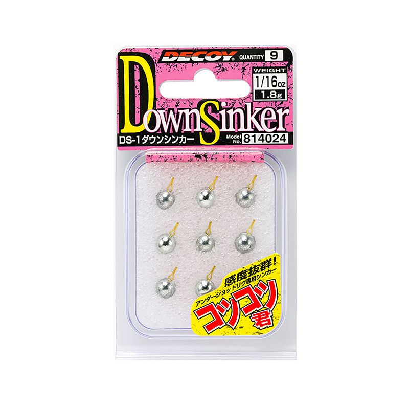 Plombs drop shot DECOY DS-1